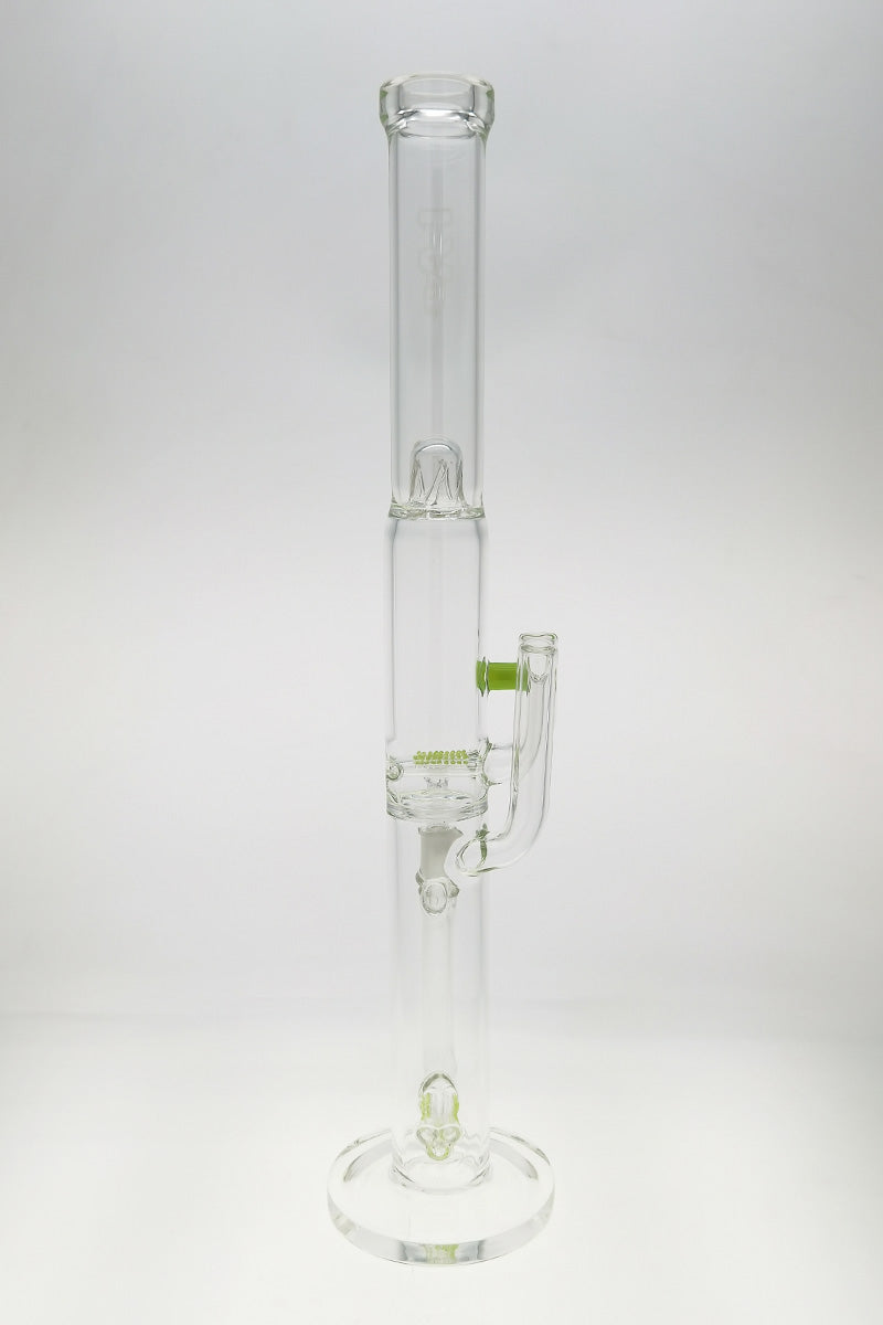 TAG 21" Triple Inline to Double Inline Bong, 44x4MM, 18MM Female, Front View