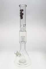 TAG 21" Beaker Bong with Slitted Pyramid and Showerhead Percolators, 18MM Female Joint