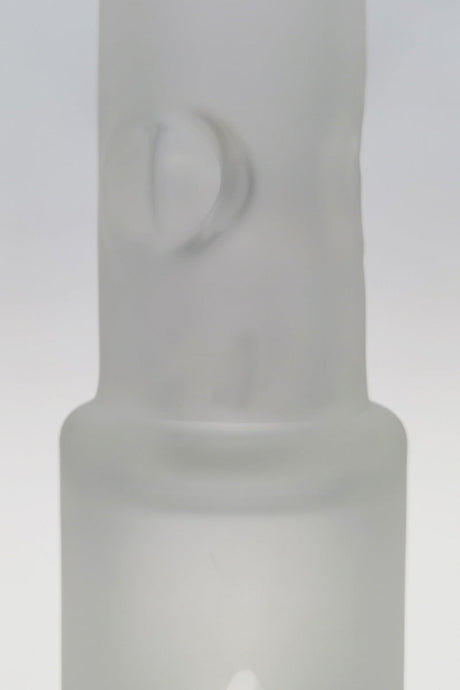 Close-up of TAG 21" Bong with Triple Showerhead and Dome Splash Guard against white background