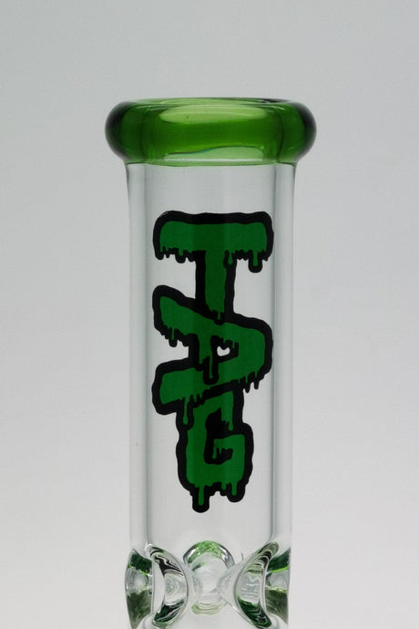 TAG 22" Double Honeycomb to Tree Percolator Bong Front View on White Background