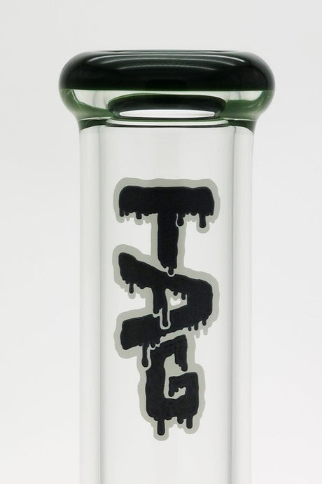 TAG 22" Double Honeycomb Bong with 34 Arm Tree Percolator, 18MM Female Joint, Front View