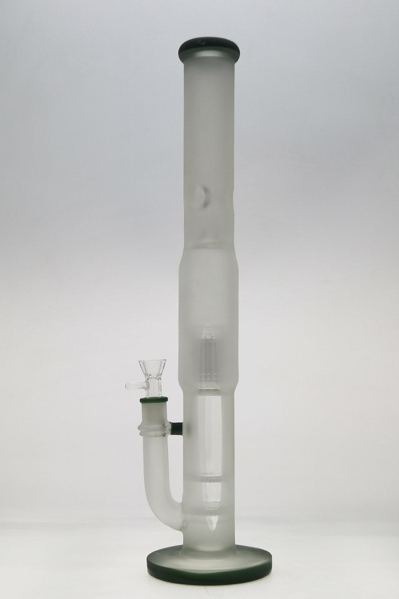 TAG 22" Double Honeycomb to 34 Arm Tree Bong, 50x7MM, 18MM Female Joint - Front View