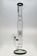 TAG 22" Double Honeycomb to Tree Percolator Bong, Front View on White Background