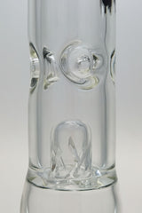 Close-up of TAG 22" Bong with Double Honeycomb & 34 Arm Tree Percolators, 7mm Thick Glass