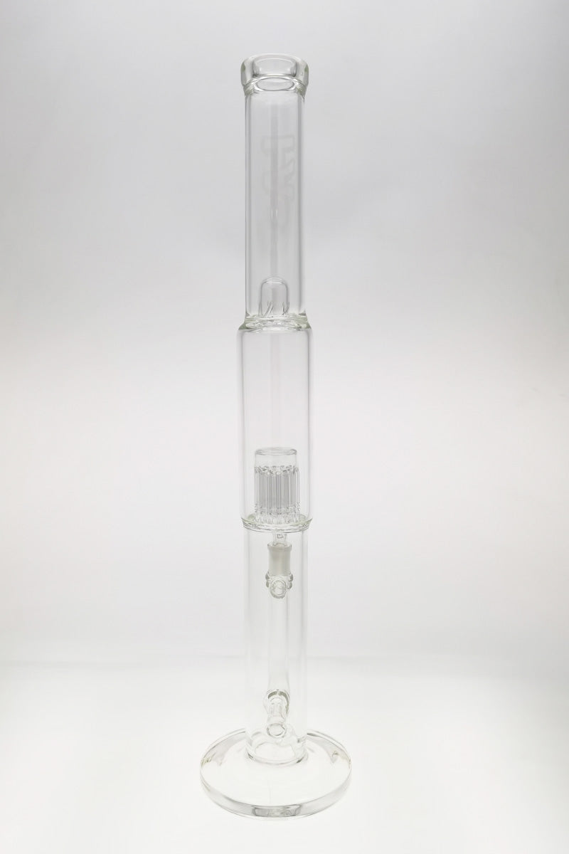 TAG 22" Super Slit Multiplying Inline to 12 Arm Tree Bong, Front View on White