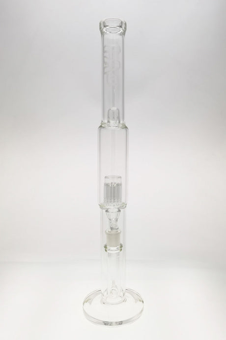 Thick Ass Glass 22" Bong with Super Slit Inline Percolator, 12 Arm Tree, Sandblasted Logo, Front View