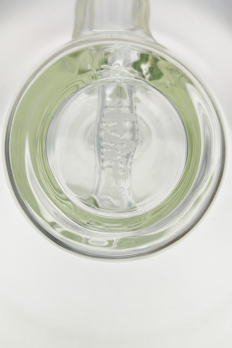 TAG 22" Clear Glass Bong with Super Slit Inline and 12 Arm Tree Percolator, Sandblasted Logo