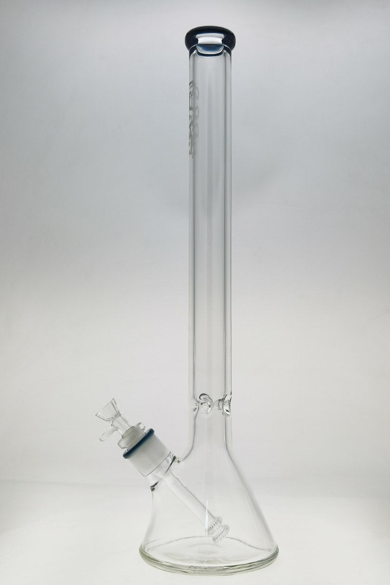 TAG 24" Super Thick Beaker Bong with 28/18MM Downstem - Front View on White Background