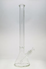 TAG - 24" Super Thick Beaker Bong with 28/18MM Downstem Front View on White Background