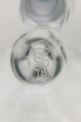 Close-up of TAG logo on 24" Beaker Bong 50x9MM with Thick Borosilicate Glass