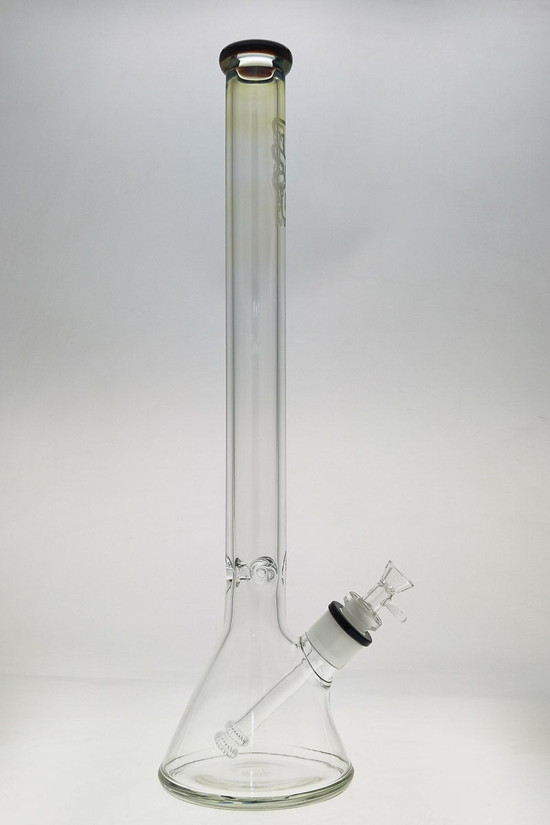 TAG - 24" Super Thick Beaker Bong with 28/18MM Downstem, Front View on White Background