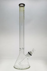 TAG - 24" Super Thick Beaker Bong with 28/18MM Downstem, Front View on White Background