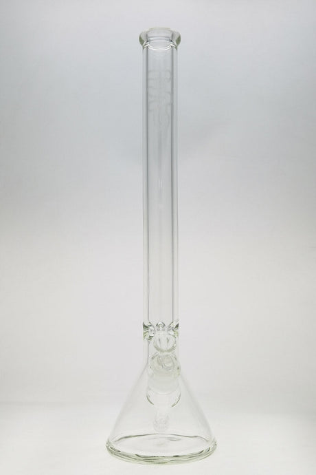 Thick Ass Glass 24" Super Thick 9mm Beaker Bong, 28/18MM Downstem, Front View