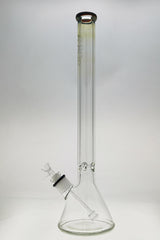 TAG 24" Beaker Bong 50x9MM with Super Thick Glass and 28/18MM Downstem Front View
