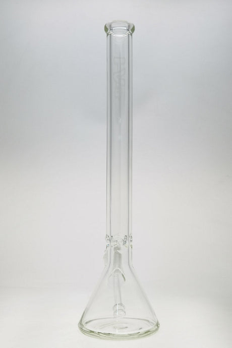 TAG 24" Super Thick Beaker Bong with 28/18MM Downstem, Front View on White Background