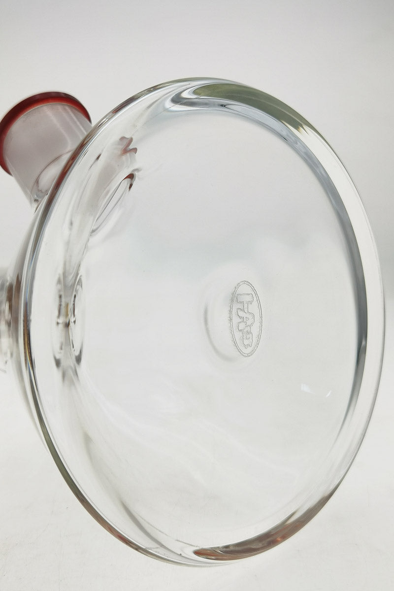 TAG 24" Beaker Bong Bottom View, 50x9MM Super Thick Borosilicate Glass, 28/18MM Downstem