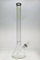 TAG - 24" Beaker Bong 50x9MM with 28/18MM Downstem - Front View on White Background