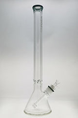 TAG 24" Super Thick Beaker Bong with 28/18MM Downstem - Front View on White Background