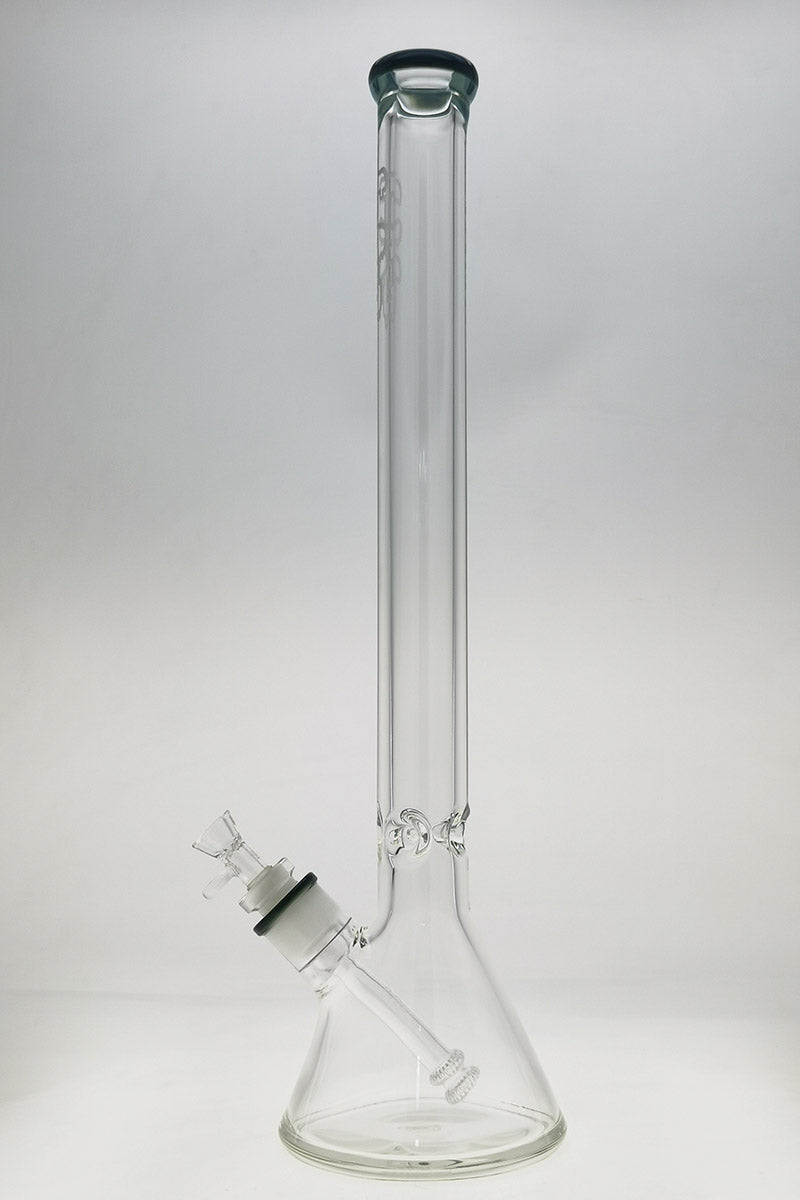 Thick Ass Glass - 24" Super Thick Beaker Bong with 28/18MM Downstem, Front View