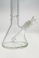 TAG 24" Beaker Bong 50x9MM with 5.00" Downstem, Super Thick Borosilicate Glass, Side View