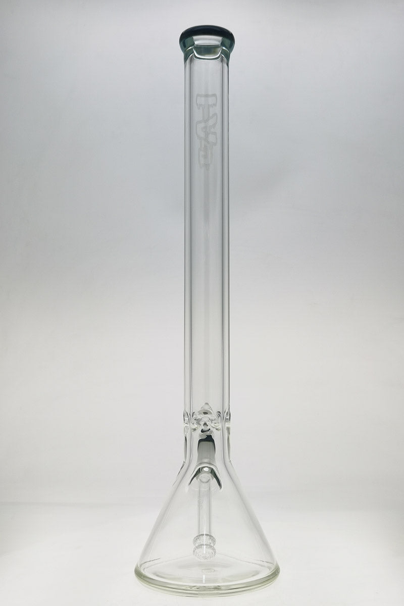 TAG 24" Super Thick Beaker Bong with 28/18MM Downstem, Front View on White Background