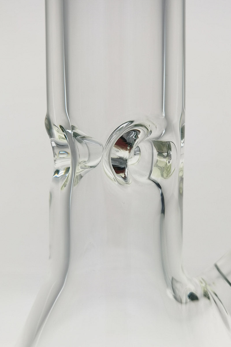 Close-up of TAG 24" Beaker Base 50x9MM with Thick Glass and 28/18MM Downstem