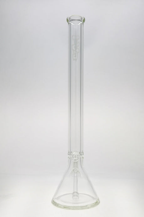 Thick Ass Glass 24" Beaker Bong, Super Thick 50x9MM, Front View on Seamless White Background