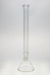 TAG 24" Super Thick Beaker Bong with 28/18MM Downstem Front View on White Background