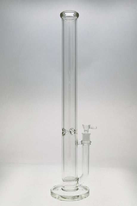 TAG 24" Honeycomb Straight Tube Bong, 50x7MM with 18MM Female Joint, Front View