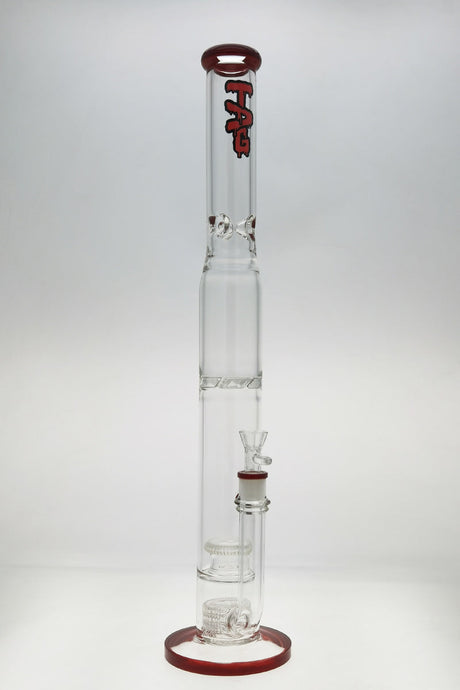 TAG 24" Bong with Super Slit Matrix and Inverted UFO Showerhead, 18MM Female Joint, Front View