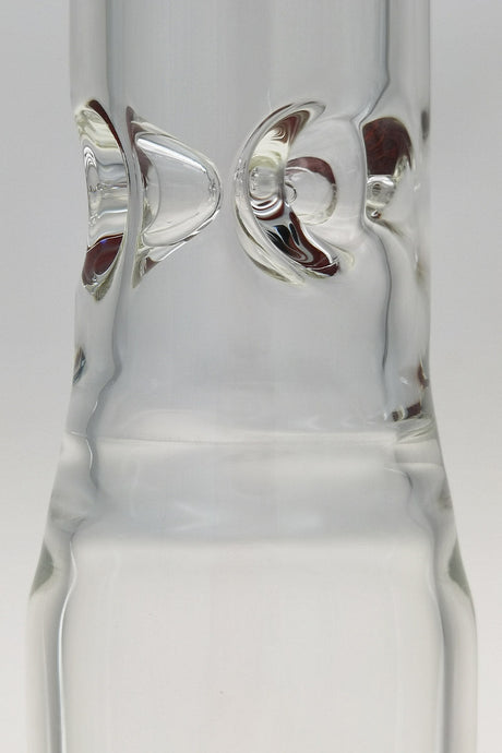 Close-up of TAG 24" Bong with Matrix to UFO Showerhead Percolators and Splashguard