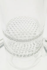 Close-up of TAG 25" Double Honeycomb to UFO Showerhead Bong Percolators