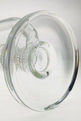 Close-up of TAG 25" Double Honeycomb Worked Double UFO Showerhead Bong's Percolator