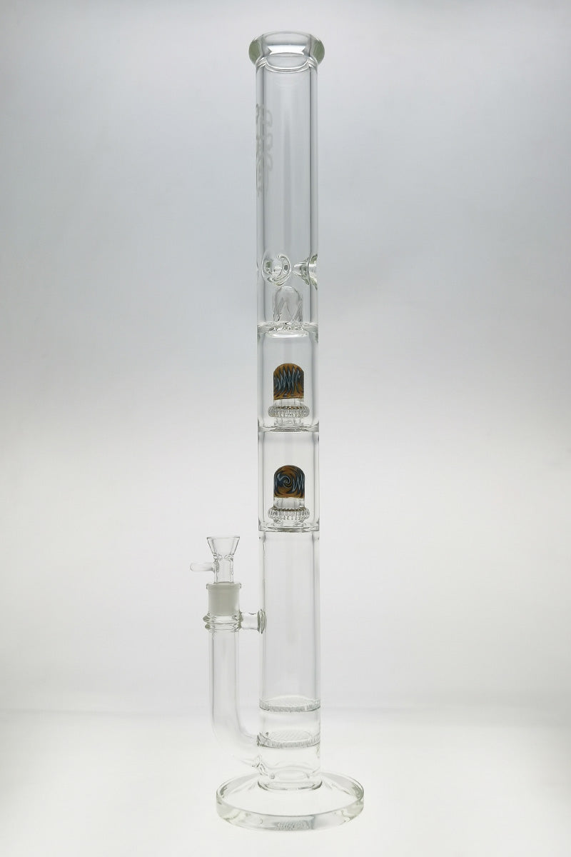 Thick Ass Glass 25" Honeycomb-UFO Showerhead Bong 50x5MM with 18MM Female Joint