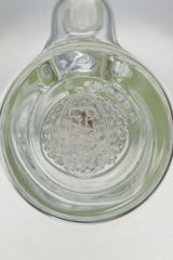 TAG 25" Bong with Double Honeycomb & Worked Double UFO Showerhead Percolators, Top View