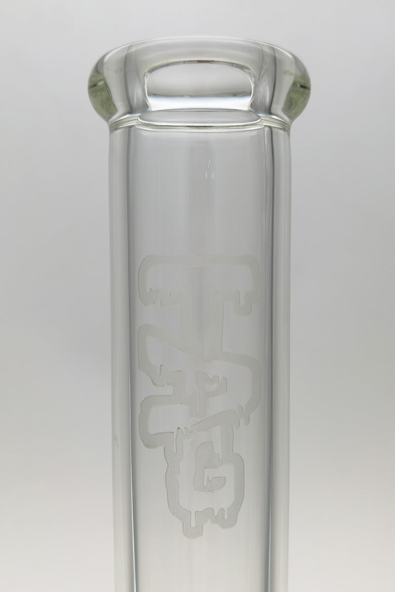 TAG 25" Bong with Double Honeycomb, Worked Double UFO Percolators, 50x5MM, 18MM Female Joint