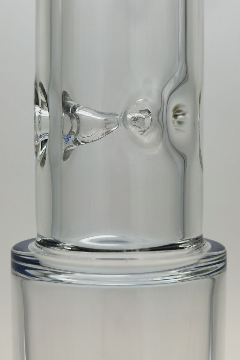Close-up of TAG 27" Bong with Octuple Honeycomb & Spinning Splash Guard, 50x7MM Glass