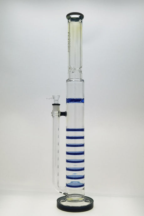 TAG 27" Octuple Honeycomb Bong with Spinning Splash Guard, Front View on White