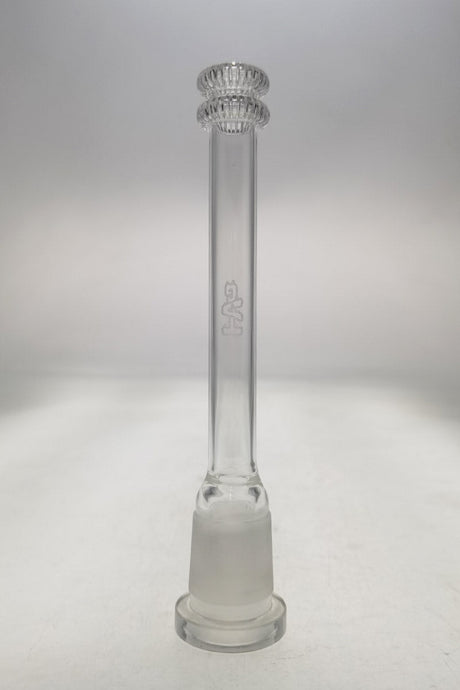 Thick Ass Glass 28/18MM Closed End Double UFO Downstem for Bongs - Front View