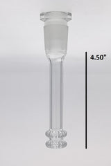 TAG Quartz Closed End Double UFO Downstem 4.5" for Bongs, Female 28mm to 18mm