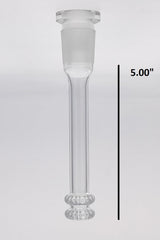 TAG Quartz Closed End Double UFO Downstem for Bongs, 5-inch Side View