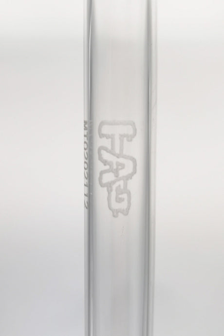 TAG 28/18MM Closed End Single UFO Downstem by Thick Ass Glass, clear view