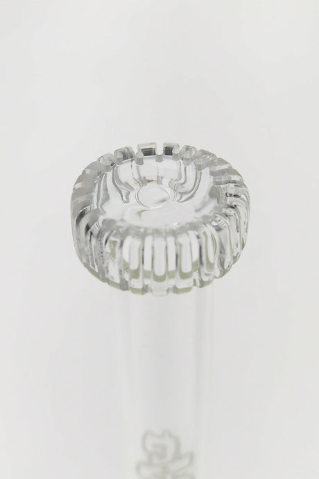 TAG 28/18MM Closed End Single UFO Downstem for Bongs, Top View on White Background