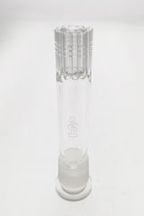 TAG 12-Arm Tree Quartz Downstem for Bongs, 28mm to 18mm Female Joint, Front View