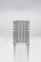 TAG 12-Arm Tree Quartz Downstem for Bongs, 28mm to 18mm, Front View on Seamless White