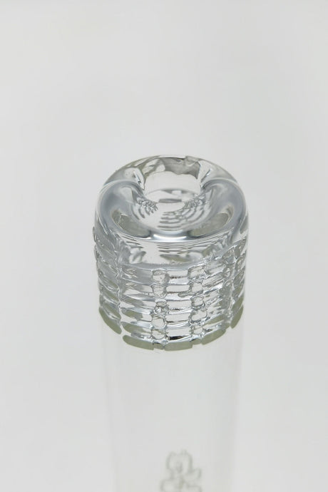 TAG 72 Hole Multiplying Super Slit Downstem, 28/18MM, Clear Quartz, Top View