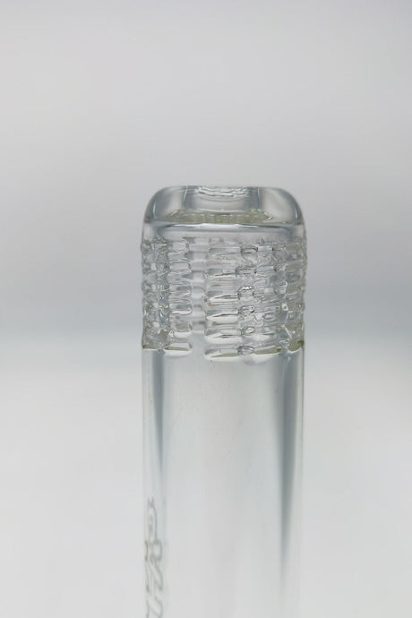 Close-up of TAG Super Slit Downstem with 72 Holes for Bongs, 28mm to 18mm, Front View