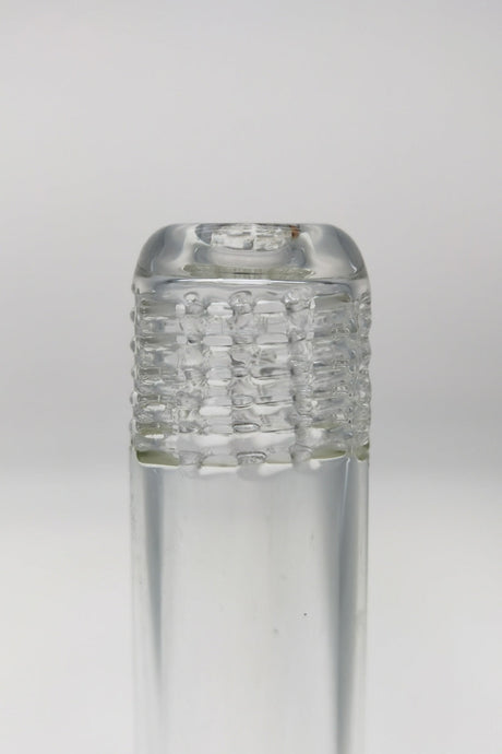 TAG 72 Hole Multiplying Super Slit Downstem for Bongs, 28mm to 18mm, Front View