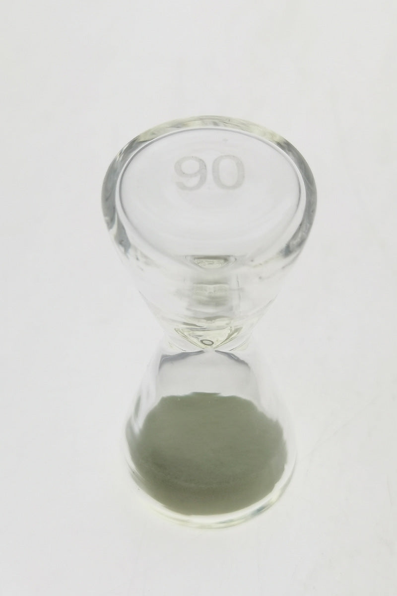 Thick Ass Glass Glow-in-the-Dark Sand Hourglass 2.0