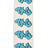 TAG 5-pack graffiti label stickers in blue, front view on white background, perfect for customization